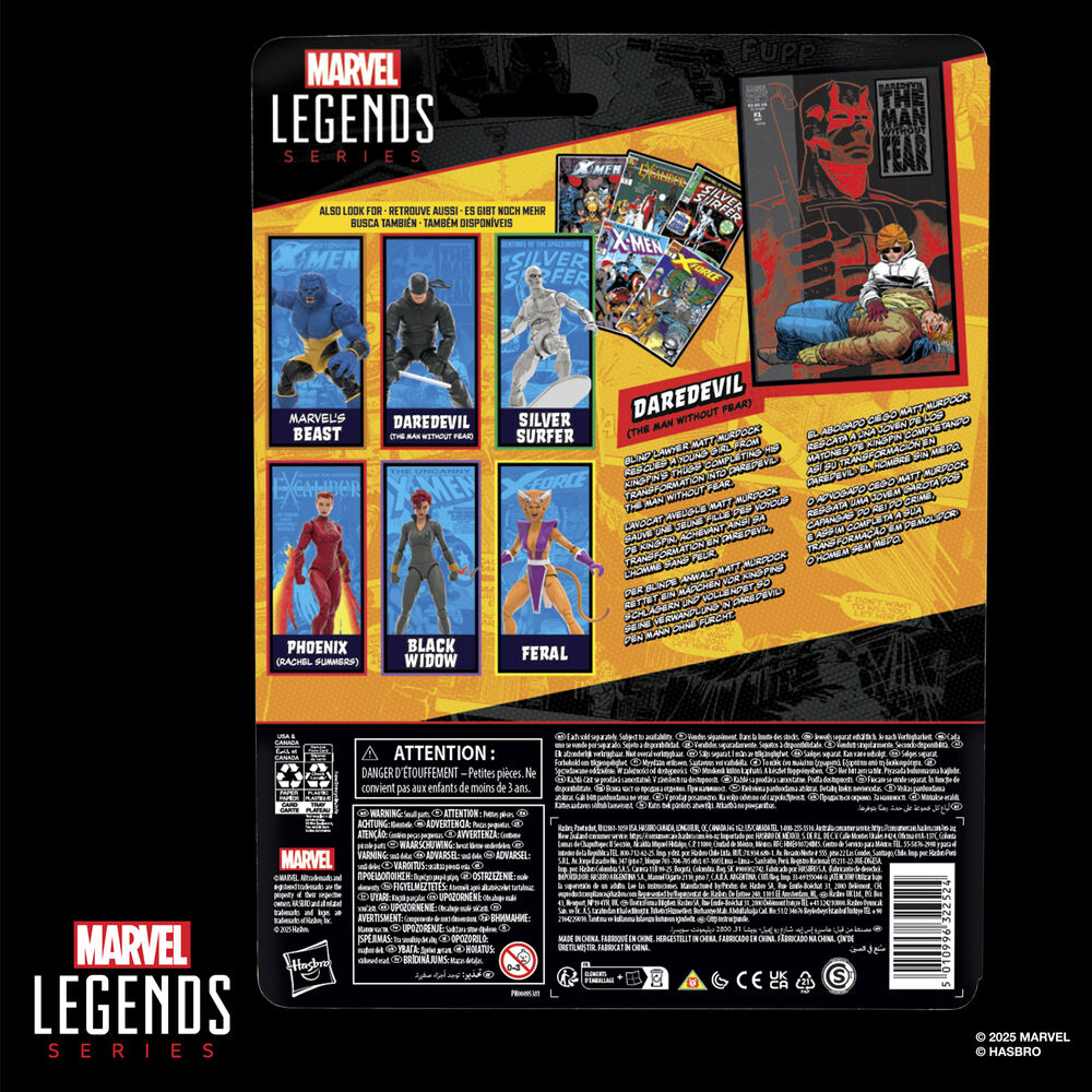 Figura Daredevil The Man Without Fear Daredevil Marvel Legends Series 15cm