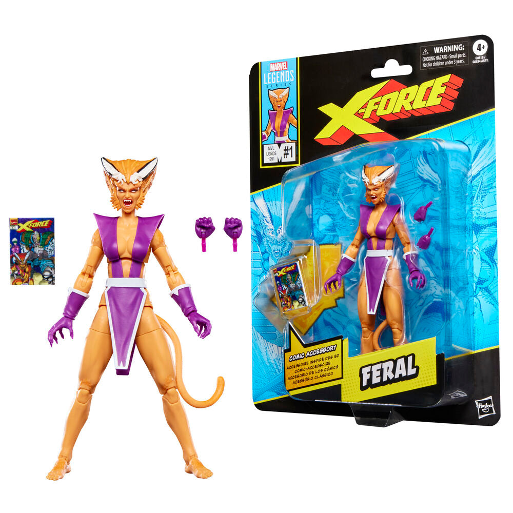 Figura Feral X-Force Marvel Legends Series 15cm