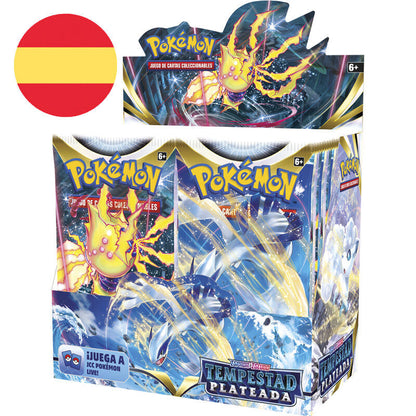 Sobre cartas Tempestad Plateada Espada y Escudo Pokemon español