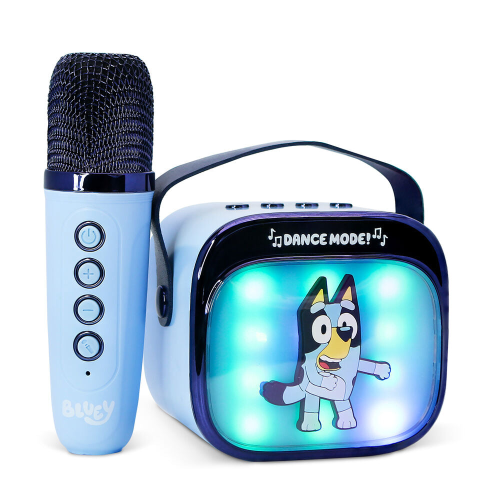 Altavoz y Micro Karaoke LED Bluey