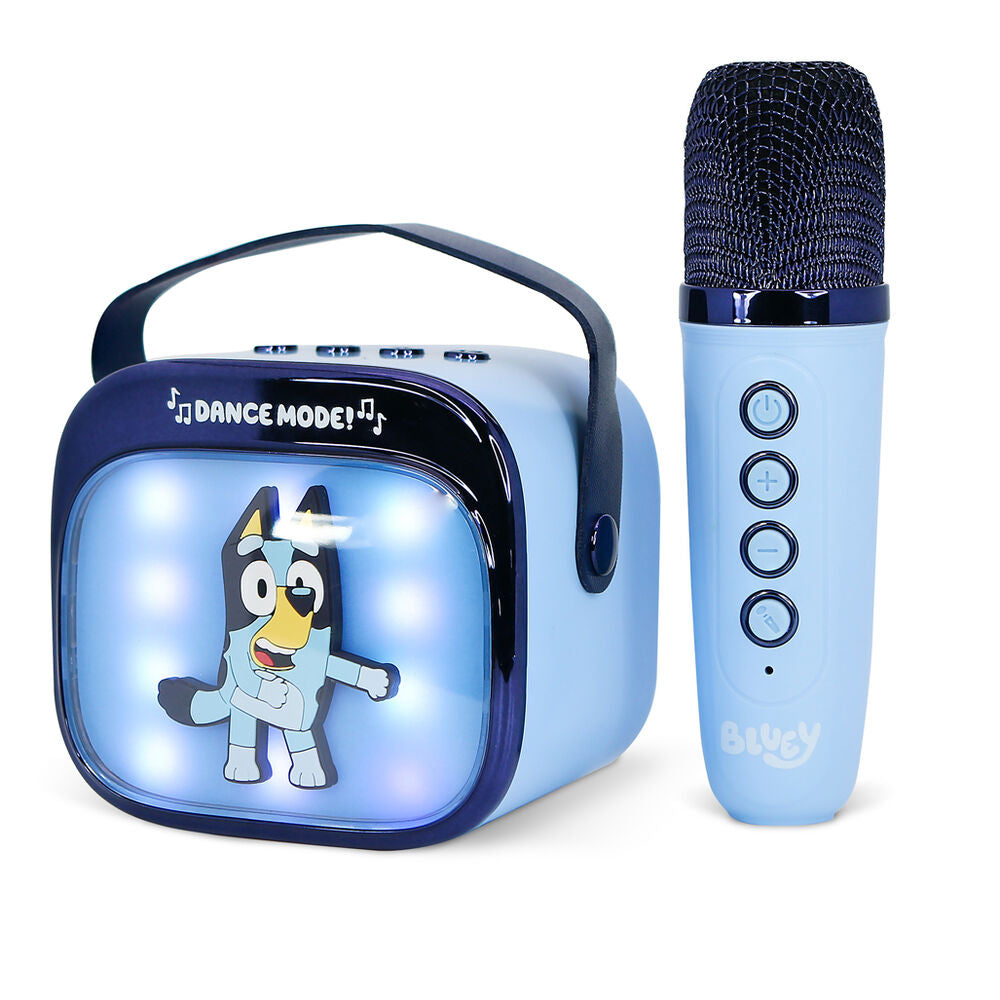 Altavoz y Micro Karaoke LED Bluey