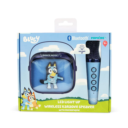 Altavoz y Micro Karaoke LED Bluey