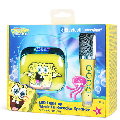 Altavoz y Micro Karaoke LED Bob Esponja