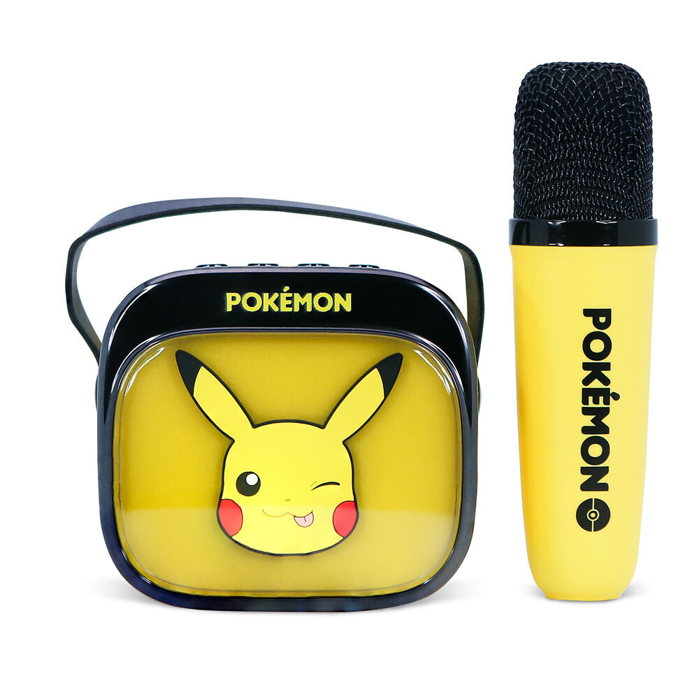 Altavoz y Micro Karaoke LED Pikachu Pokemon