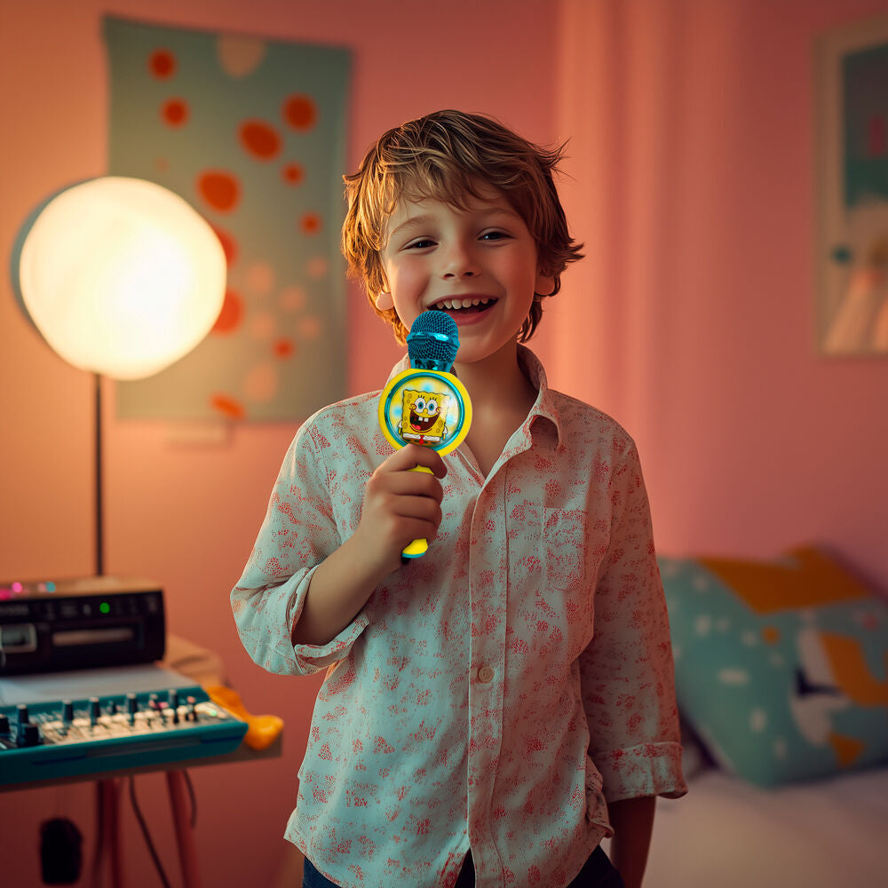 Microfono altavoz LED Bob Esponja