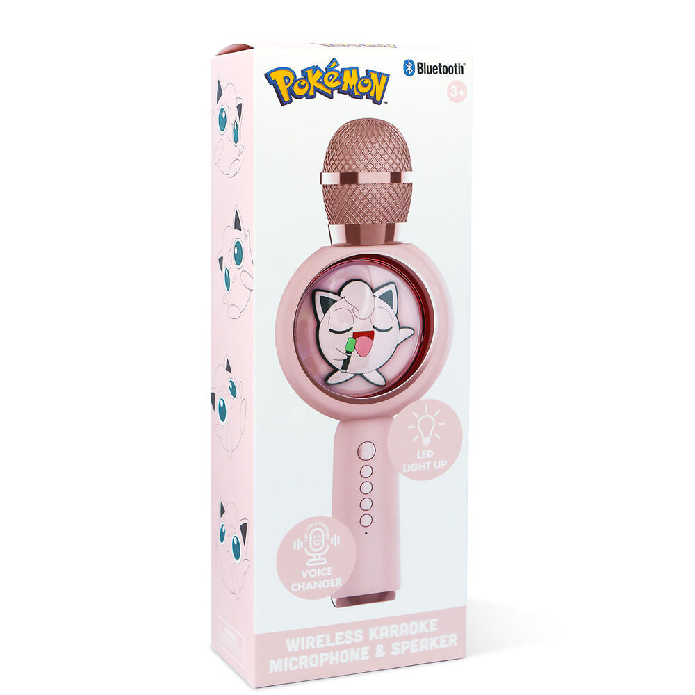 Microfono altavoz LED Jiggly Puff Pokemon