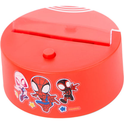 Figura para pintar luz LED Spiderman Marvel