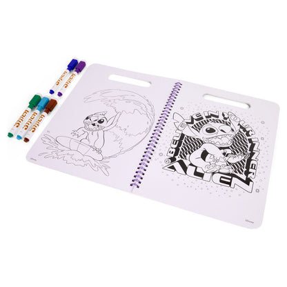 Libro magico pinta con agua Stitch Disney