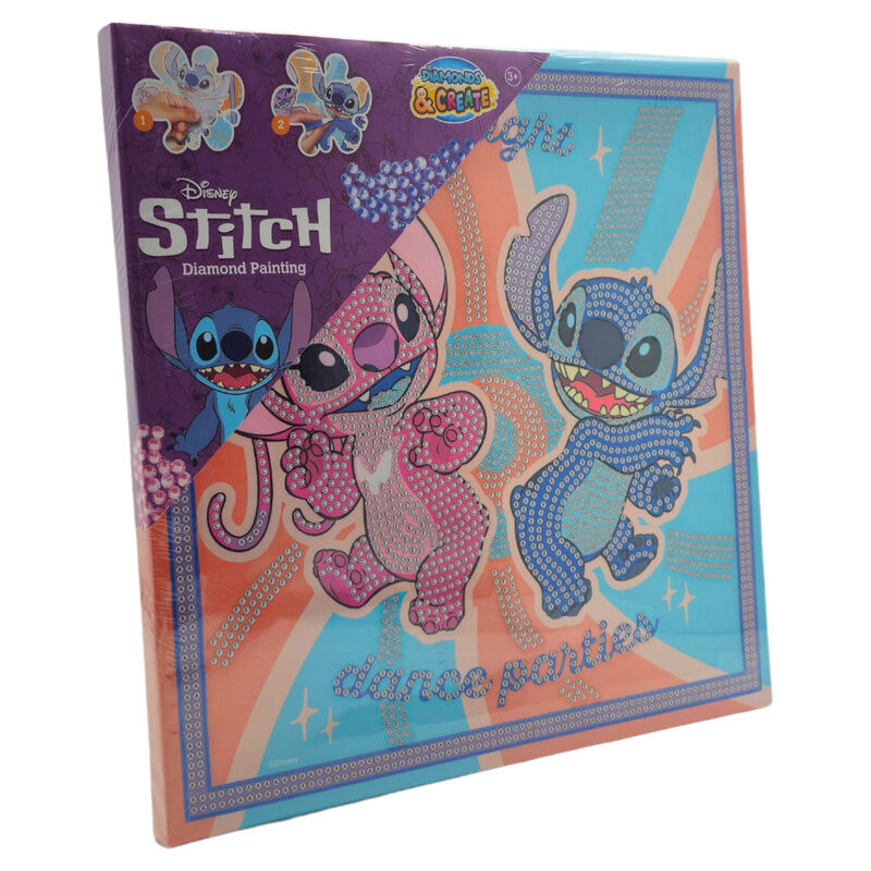 Pinta con diamantes Stitch Disney