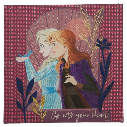 Pinta con diamantes Frozen Disney
