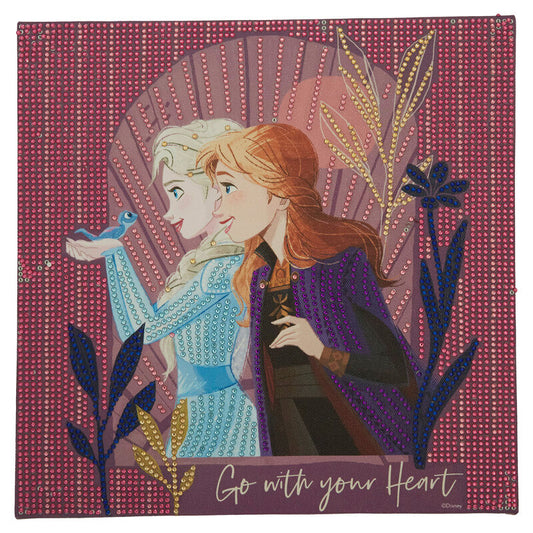 Pinta con diamantes Frozen Disney