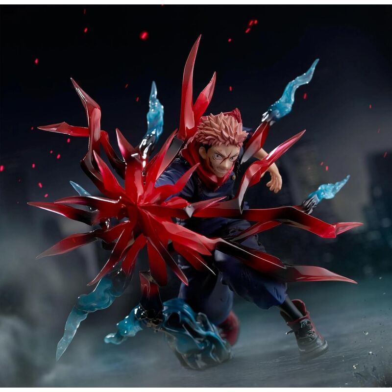Figura Yuji Itadori Black Flash Jujutsu Kaisen 15,5cm