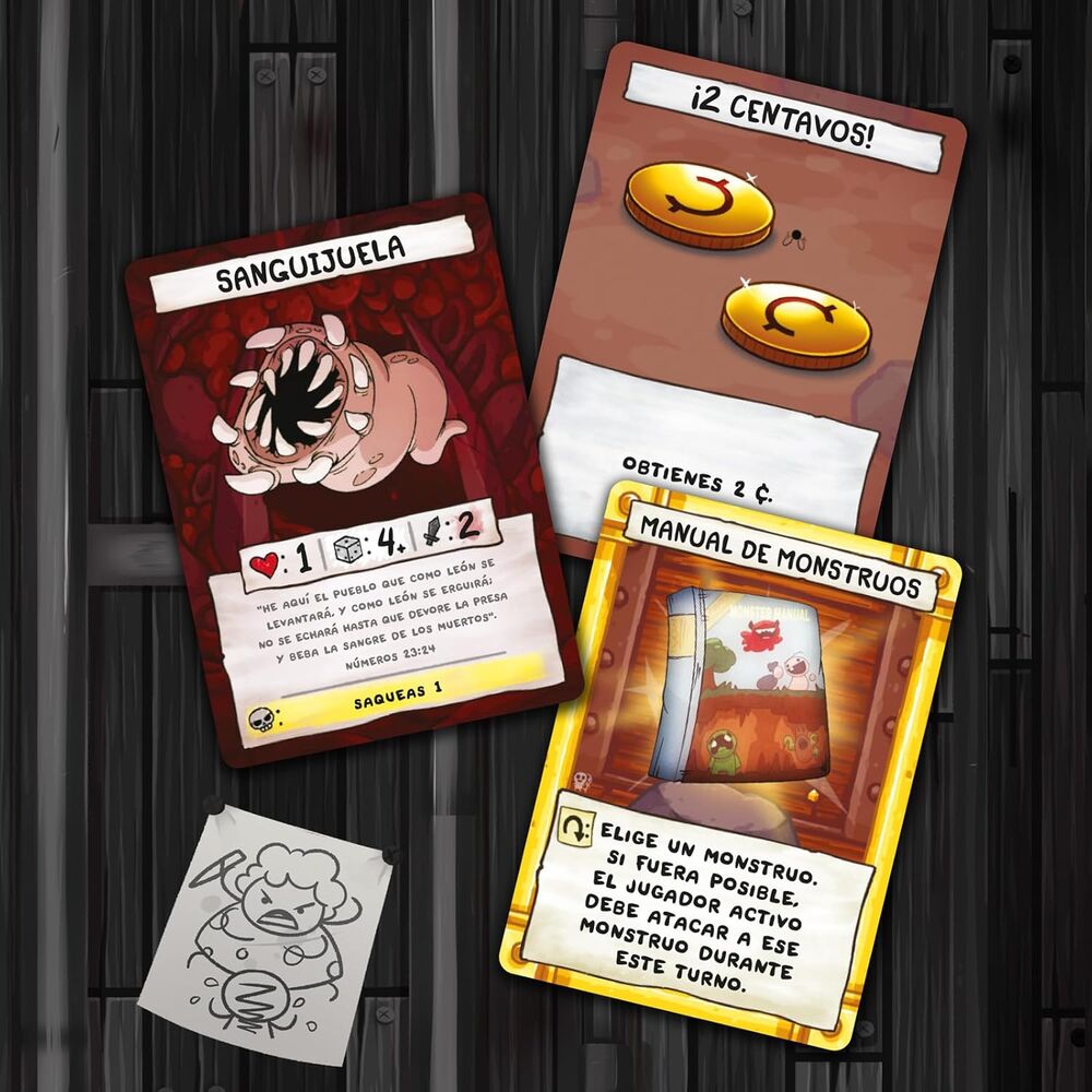Juego mesa The Binding of Isaac Four Souls español