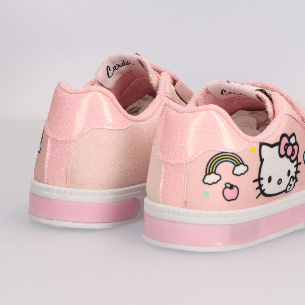 Zapatillas loneta Hello Kitty luces