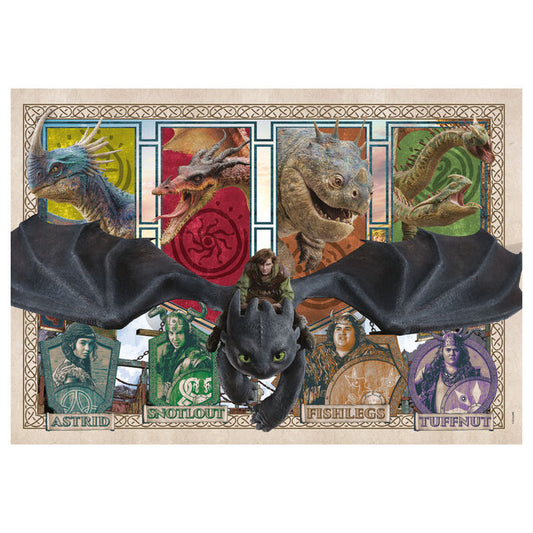 Puzzle Como Entrenar a tu Dragon 300pzs