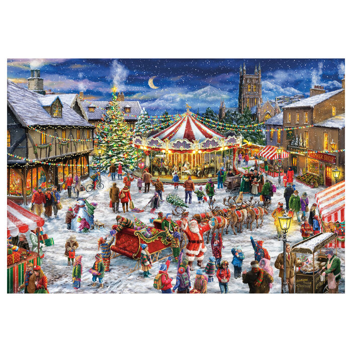 Puzzle La Feria de Navidad 500pzs