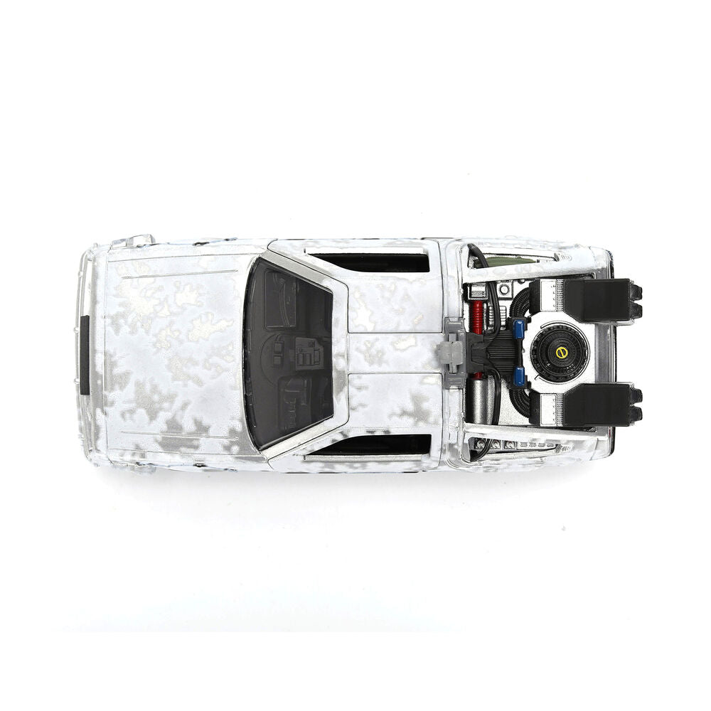 Replica Dlorean Efecto Hielo Time Machine 40th Anniversary Regreso al Futuro