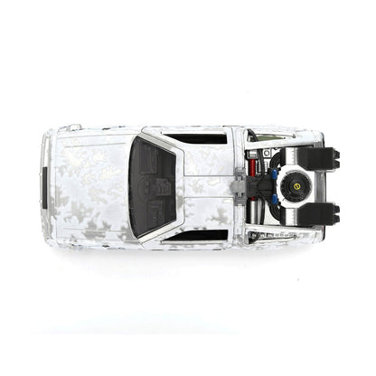 Replica Dlorean Efecto Hielo Time Machine 40th Anniversary Regreso al Futuro