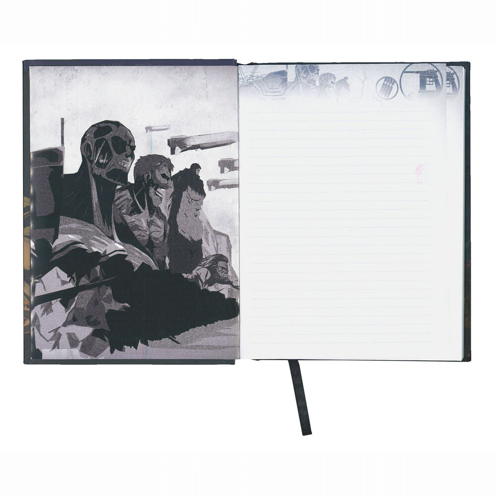 Cuaderno con luz Strugglen Attack on Titans