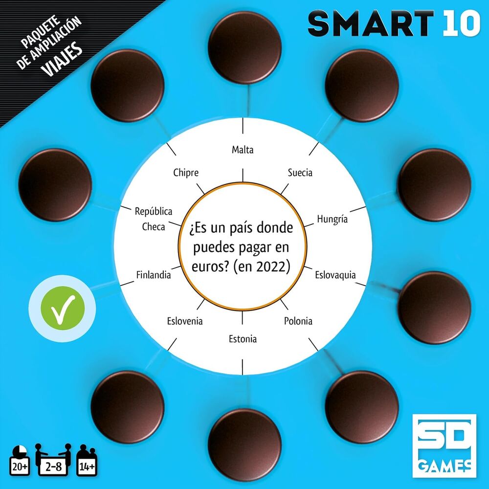 Expansion Viajes Juego Smart 10 español