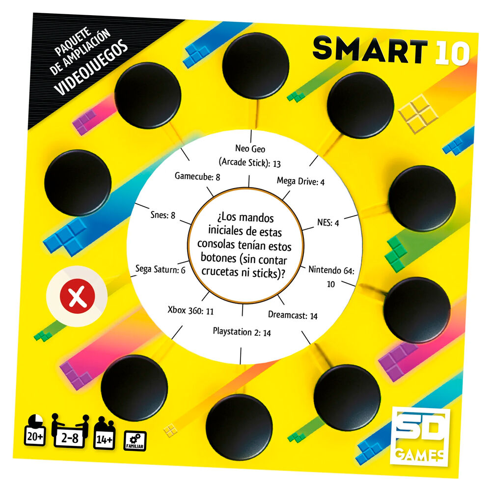 Expansion Videojuegos Juego Smart 10 español