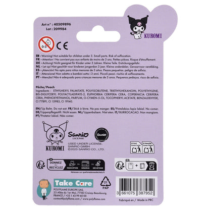 Balsamo labial protector Kuromi Hello Kitty