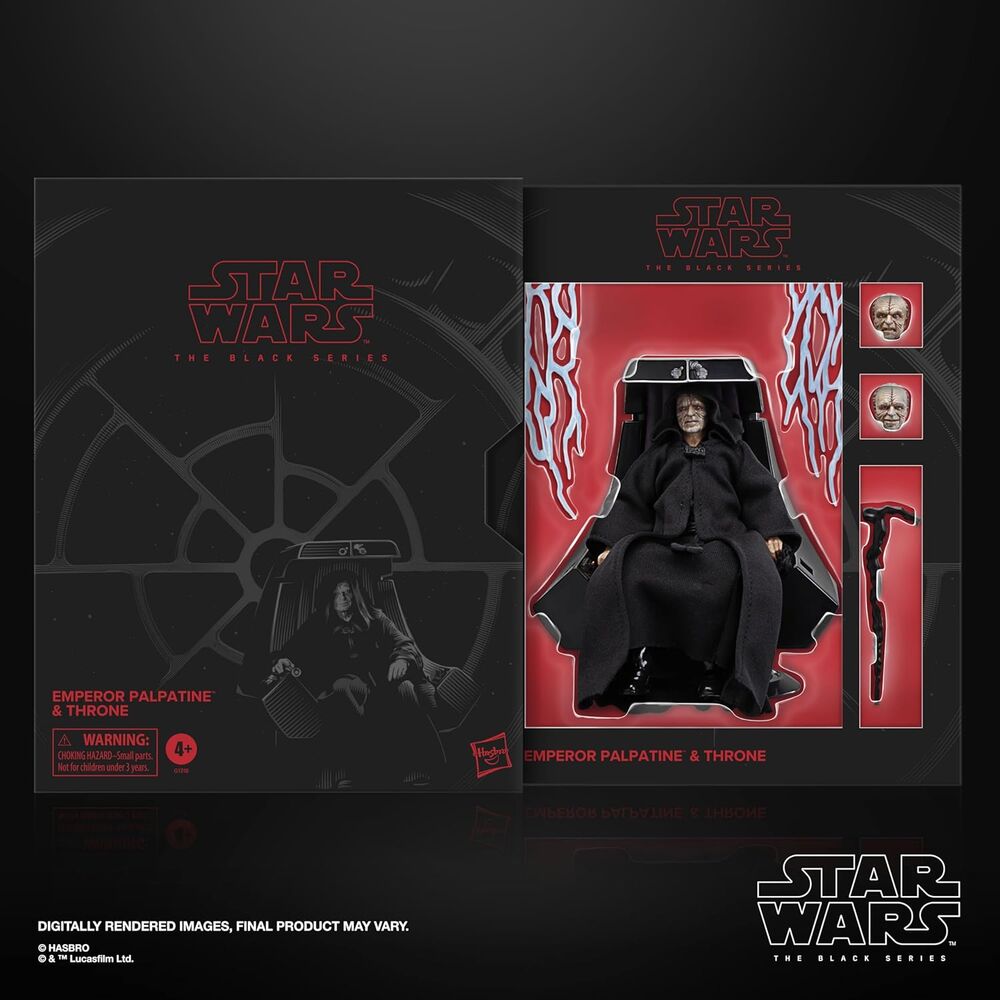 Figura Emperor Palpatine & Throne Star Wars 15cm