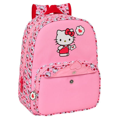 Mochila Hello Kitty 34cm adaptable