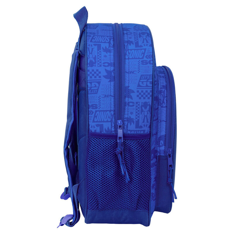 Mochila Sonic the Hedgehog 38cm adaptable