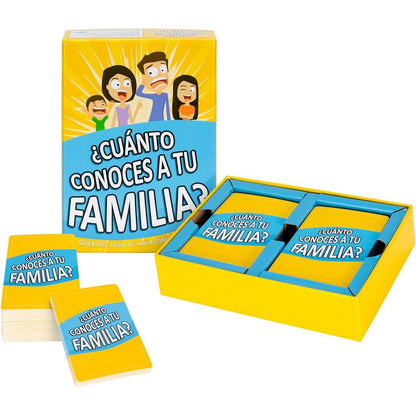 Juego de mesa ¿Cuanto conoces a tu familia? español