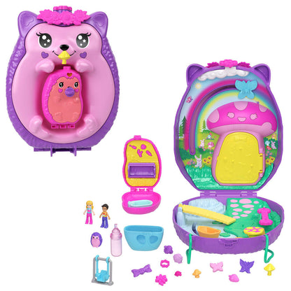 Cofre bolso Mama Erizo y Bebe Polly Pocket