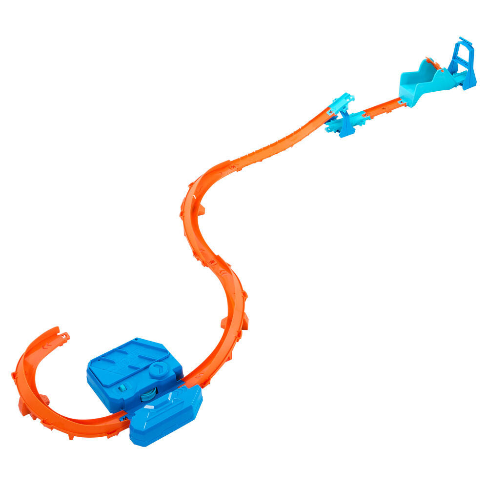 Pista Carreras con Salto Impulsado Hot Wheels