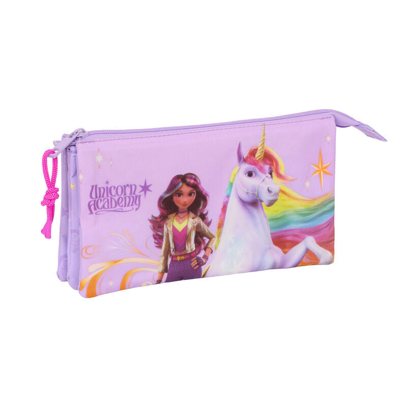 Portatodo Academia Unicornio triple