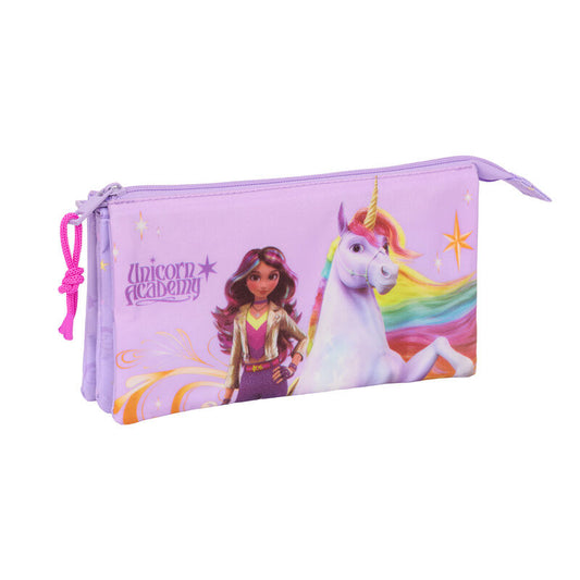 Portatodo Academia Unicornio triple