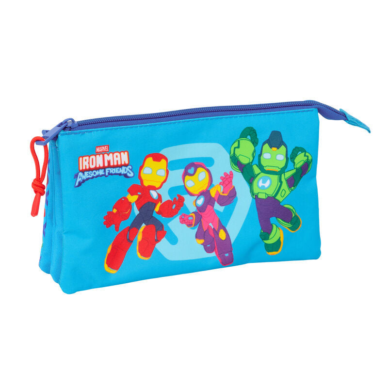 Portatodo Iron Man Marvel triple