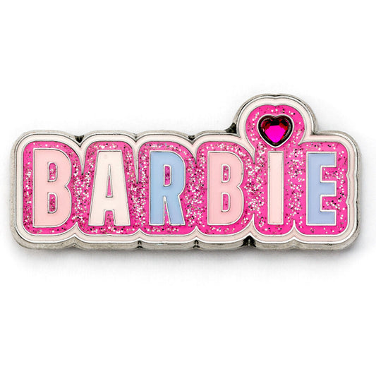 Pin Sparkly Logo Barbie