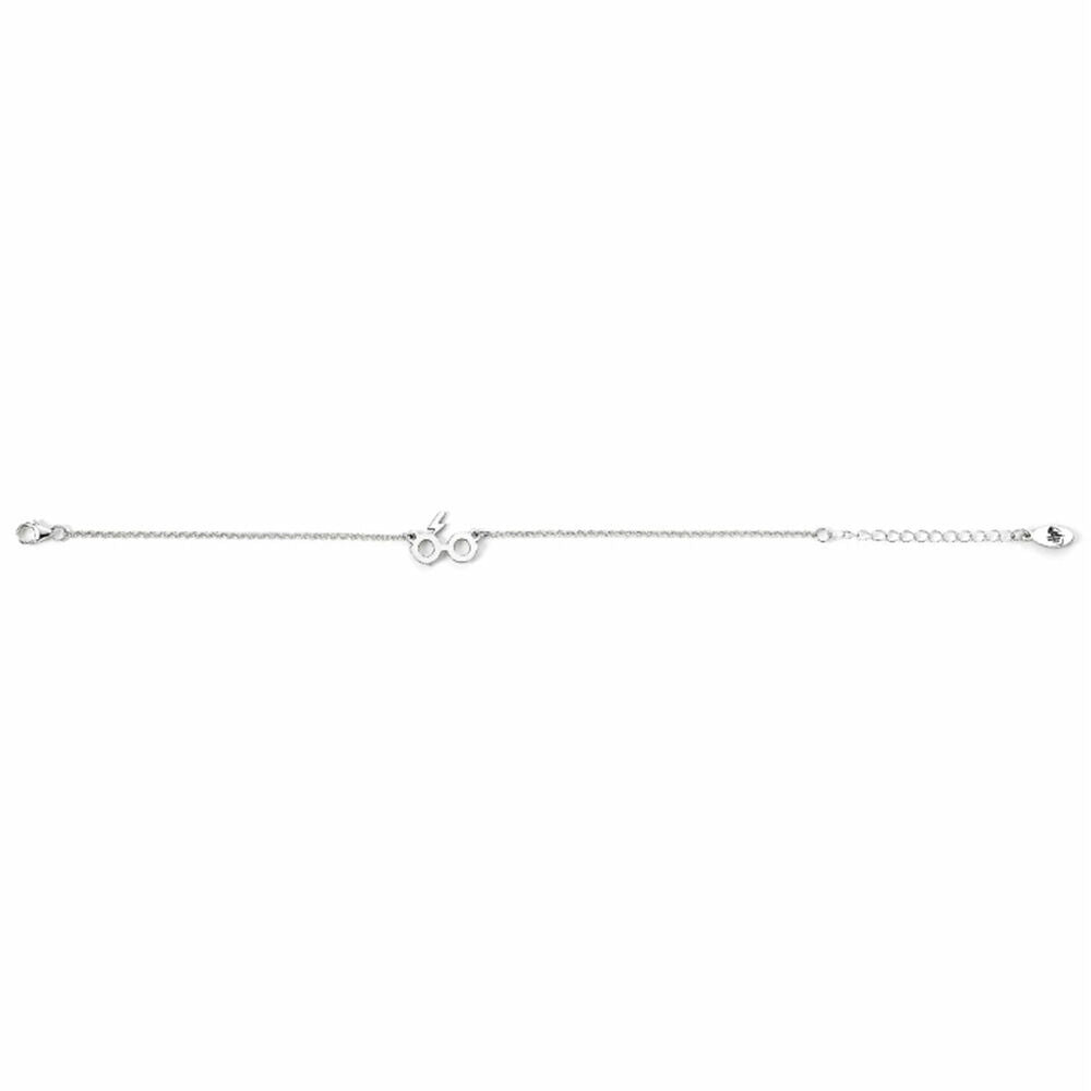 Pulsera Glasses & Lightning Harry Potter plata