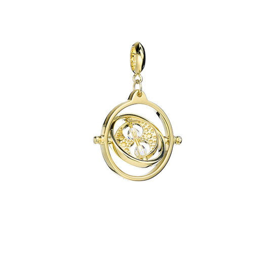 Charm Giratiempos Harry Potter plata baño oro