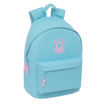 Mochila portatil Celeste Benetton 41cm