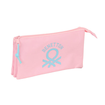 Portatodo Rosa Pastel Benetton triple