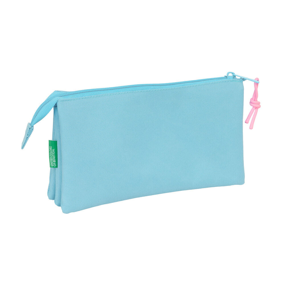 Portatodo Celeste Benetton triple
