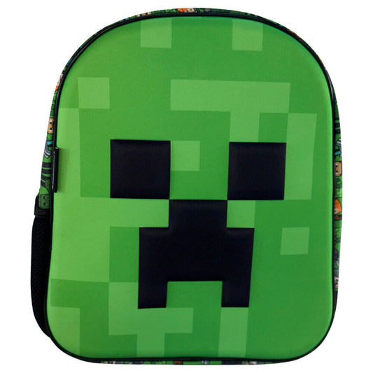 Mochila 3D Face Minecraft 30cm