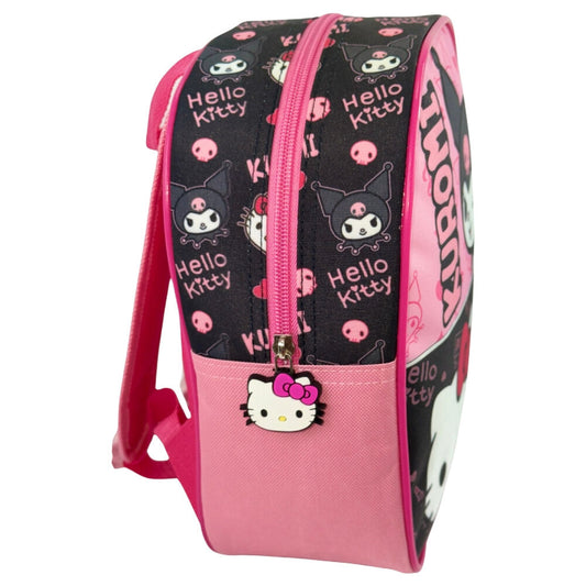 Mochila Kuromi & Hello Kitty 26cm
