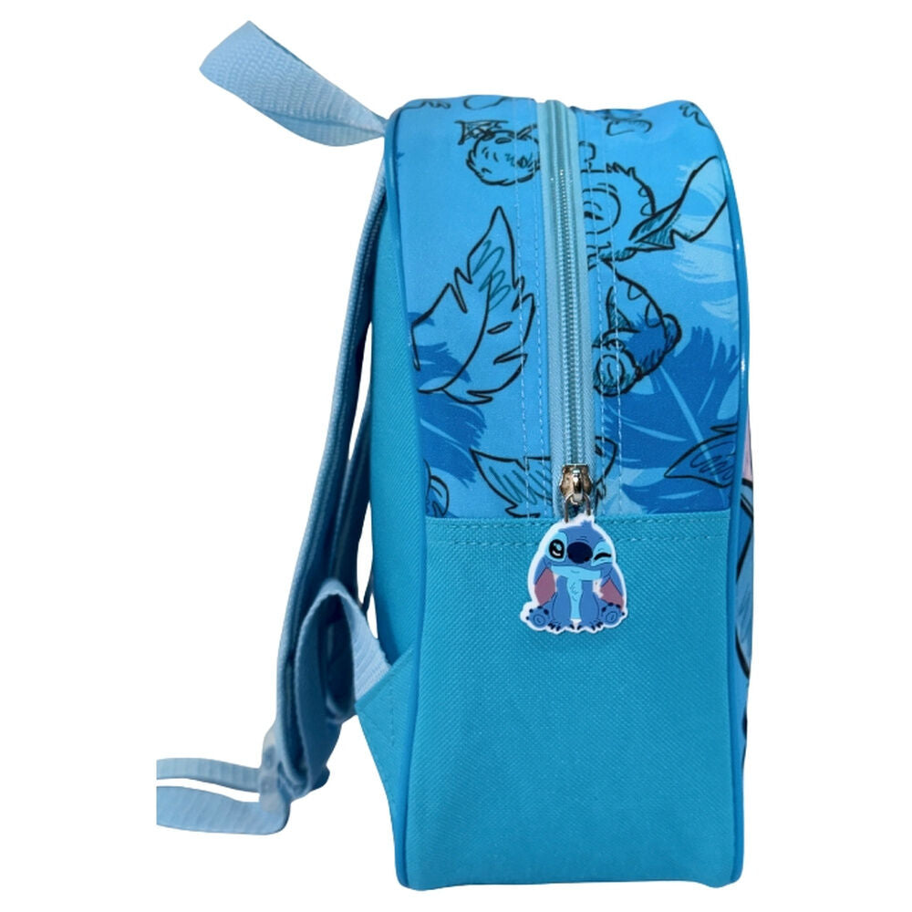 Mochila Abstract Stitch Disney 26cm