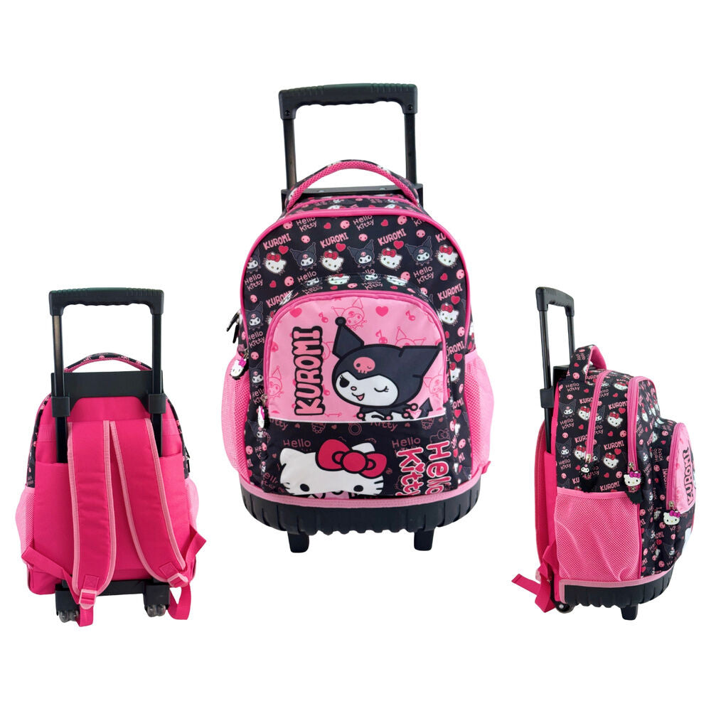 Trolley Kuromi & Hello Kitty 44cm