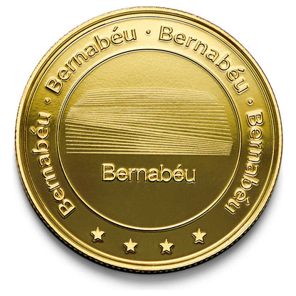 Moneda Bernabeu Dorada Real Madrid