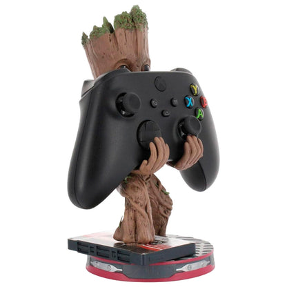 Cable Guy soporte sujecion Smiley Groot Guardianes de la Galaxia Marvel 20cm