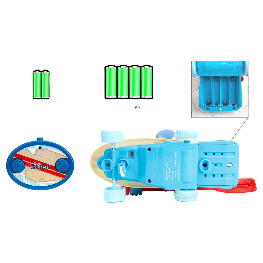 Tabla de Surf radio control Stitch Disney