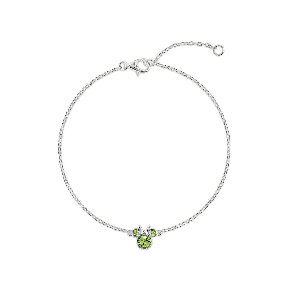 Pulsera Agosto Minnie Disney plata