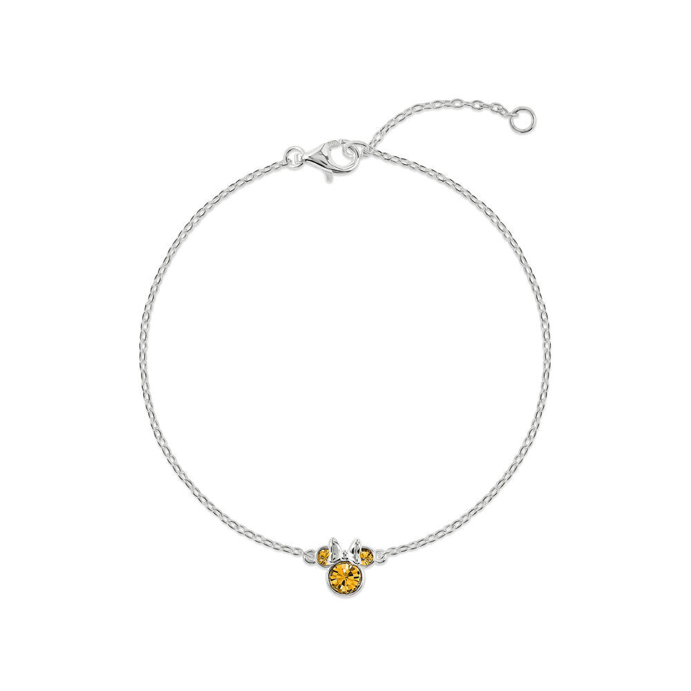 Pulsera Noviembre Minnie Disney plata